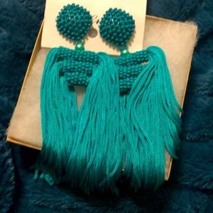 Turquoise Tassel earrings